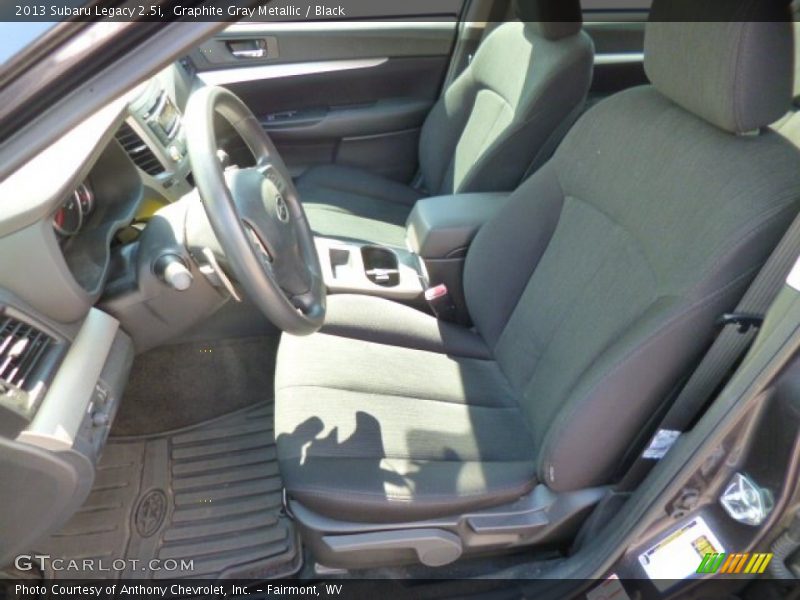 Graphite Gray Metallic / Black 2013 Subaru Legacy 2.5i