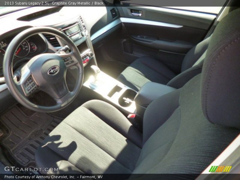 Graphite Gray Metallic / Black 2013 Subaru Legacy 2.5i
