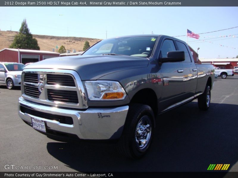 Mineral Gray Metallic / Dark Slate/Medium Graystone 2012 Dodge Ram 2500 HD SLT Mega Cab 4x4