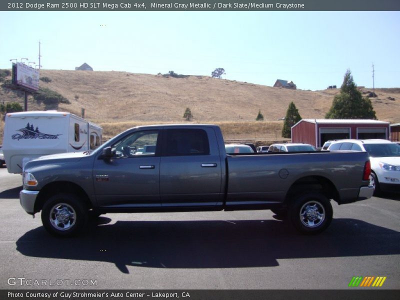 Mineral Gray Metallic / Dark Slate/Medium Graystone 2012 Dodge Ram 2500 HD SLT Mega Cab 4x4