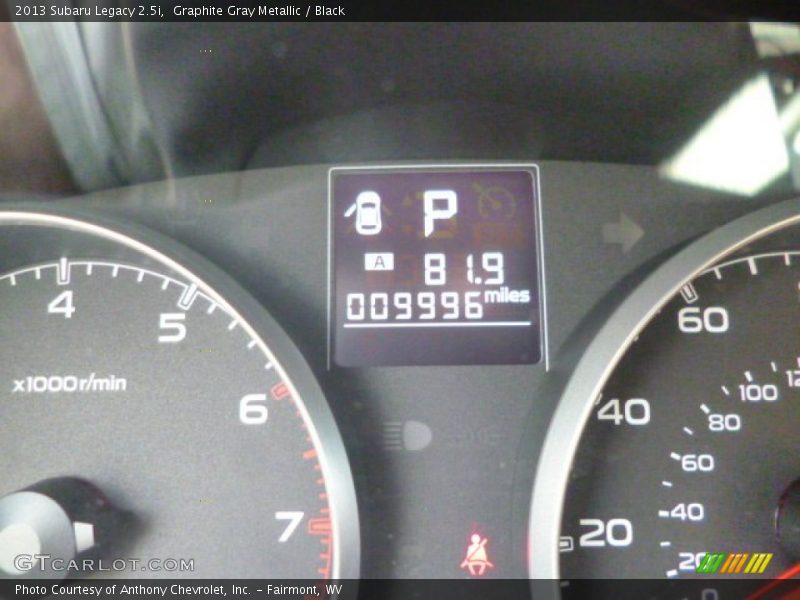 Graphite Gray Metallic / Black 2013 Subaru Legacy 2.5i