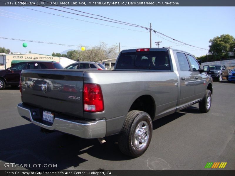 Mineral Gray Metallic / Dark Slate/Medium Graystone 2012 Dodge Ram 2500 HD SLT Mega Cab 4x4