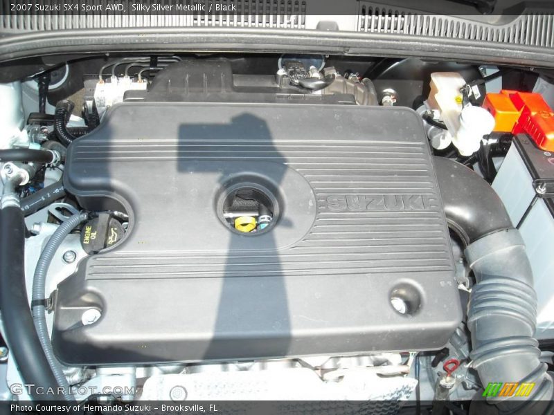 Silky Silver Metallic / Black 2007 Suzuki SX4 Sport AWD
