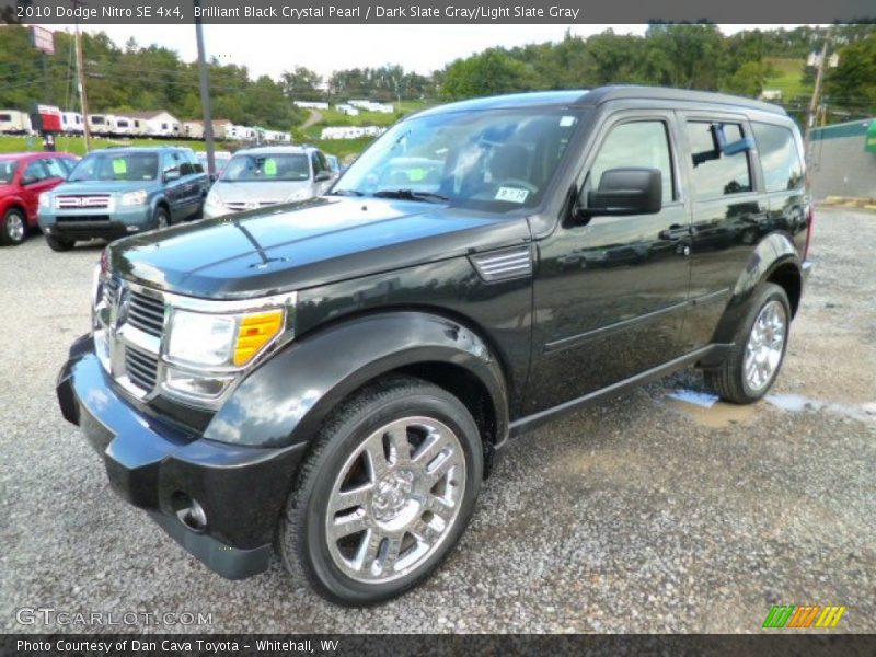 Brilliant Black Crystal Pearl / Dark Slate Gray/Light Slate Gray 2010 Dodge Nitro SE 4x4