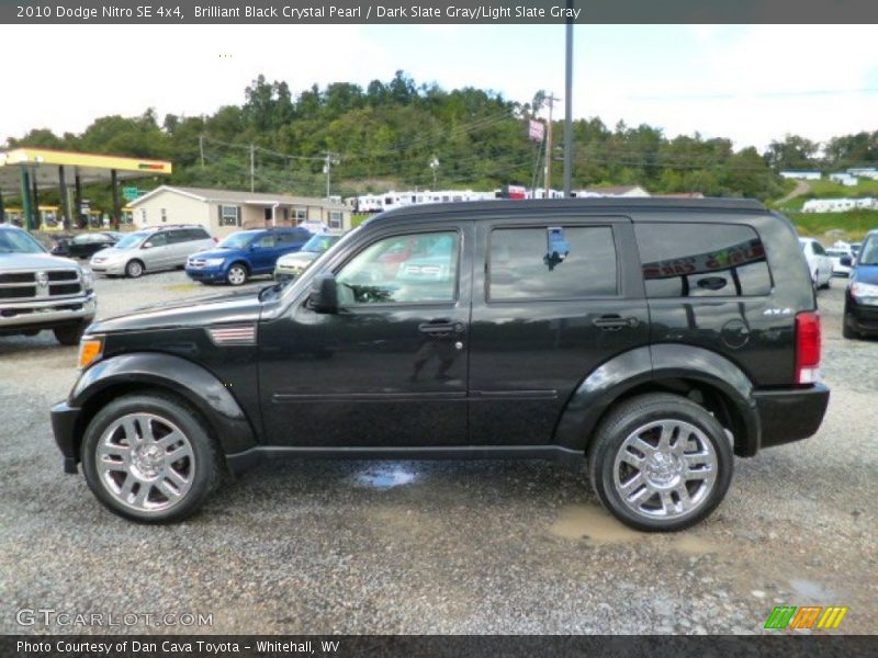 Brilliant Black Crystal Pearl / Dark Slate Gray/Light Slate Gray 2010 Dodge Nitro SE 4x4