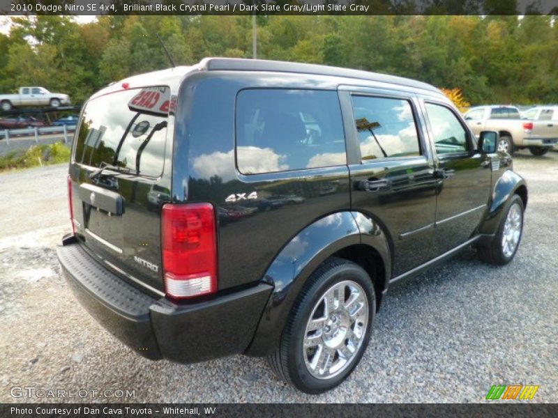 Brilliant Black Crystal Pearl / Dark Slate Gray/Light Slate Gray 2010 Dodge Nitro SE 4x4