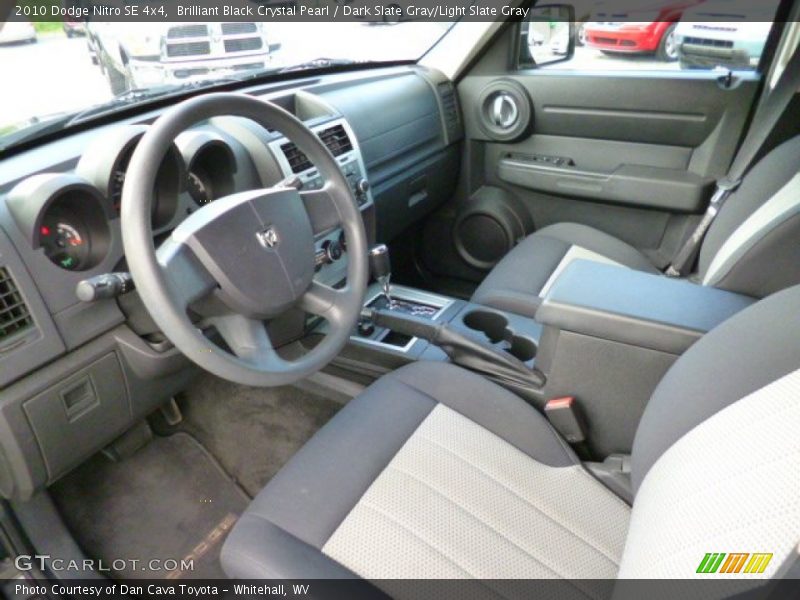 Brilliant Black Crystal Pearl / Dark Slate Gray/Light Slate Gray 2010 Dodge Nitro SE 4x4
