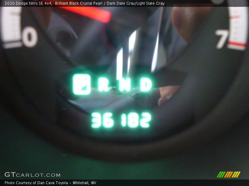 Brilliant Black Crystal Pearl / Dark Slate Gray/Light Slate Gray 2010 Dodge Nitro SE 4x4