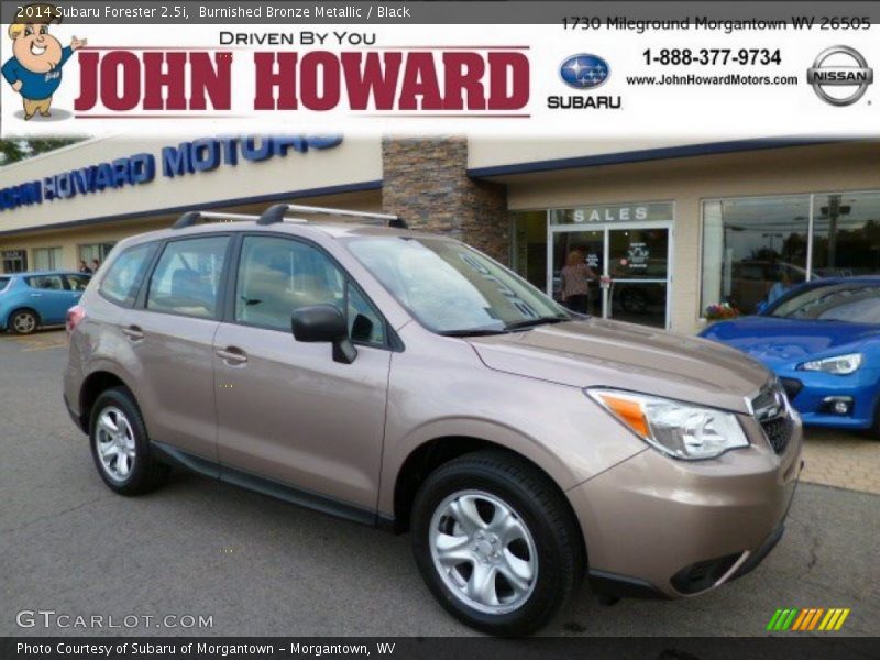 Burnished Bronze Metallic / Black 2014 Subaru Forester 2.5i