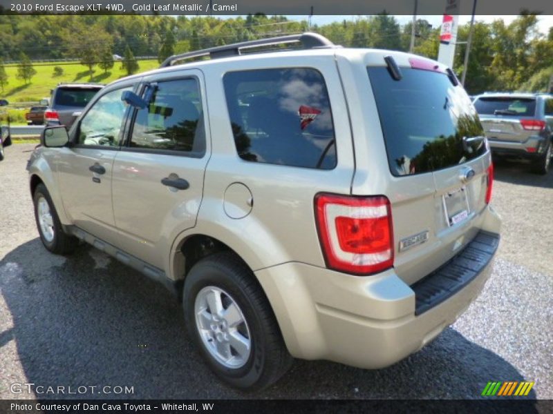 Gold Leaf Metallic / Camel 2010 Ford Escape XLT 4WD