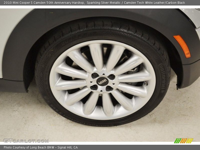 Sparkling Silver Metallic / Camden Tech White Leather/Carbon Black 2010 Mini Cooper S Camden 50th Anniversary Hardtop