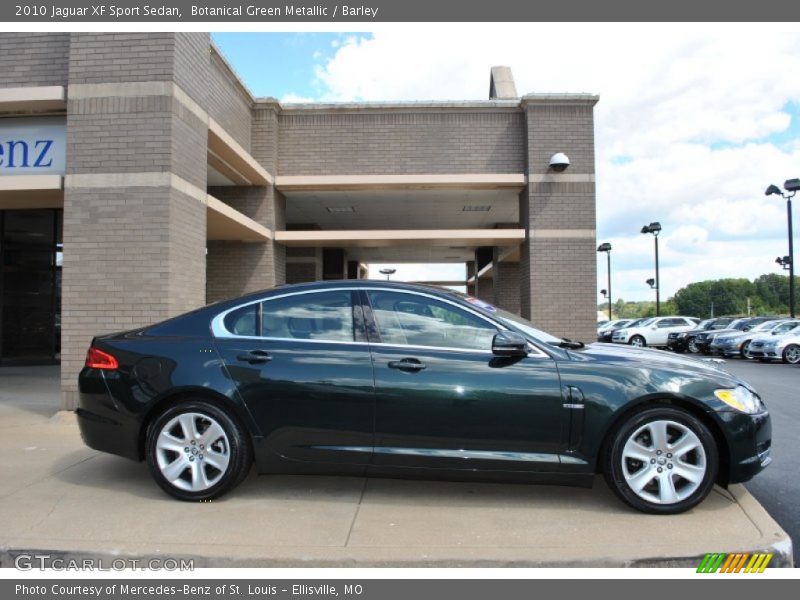 Botanical Green Metallic / Barley 2010 Jaguar XF Sport Sedan