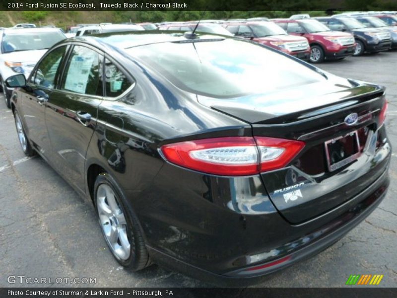 Tuxedo Black / Charcoal Black 2014 Ford Fusion SE EcoBoost