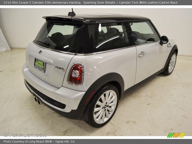 Sparkling Silver Metallic / Camden Tech White Leather/Carbon Black 2010 Mini Cooper S Camden 50th Anniversary Hardtop