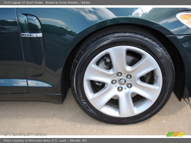 Botanical Green Metallic / Barley 2010 Jaguar XF Sport Sedan