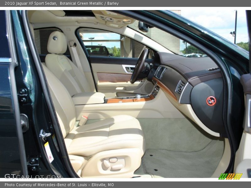 Botanical Green Metallic / Barley 2010 Jaguar XF Sport Sedan
