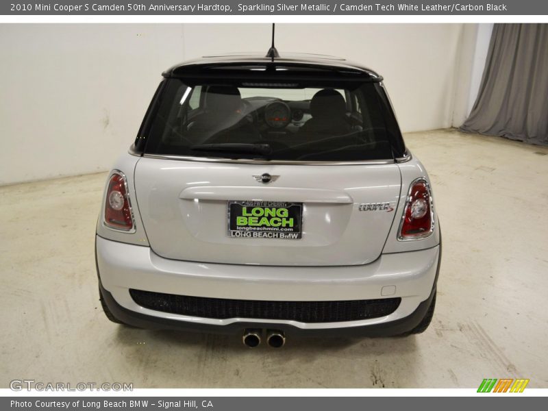 Sparkling Silver Metallic / Camden Tech White Leather/Carbon Black 2010 Mini Cooper S Camden 50th Anniversary Hardtop