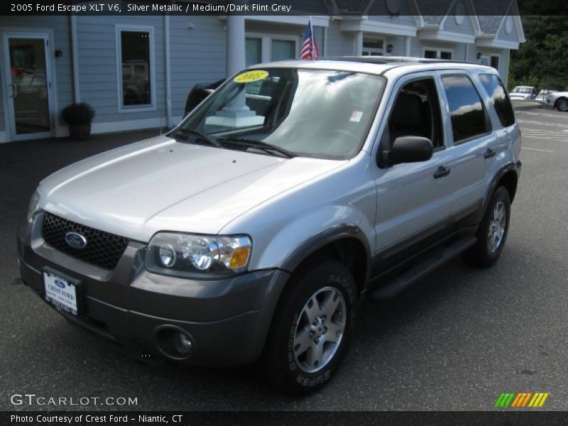 Silver Metallic / Medium/Dark Flint Grey 2005 Ford Escape XLT V6