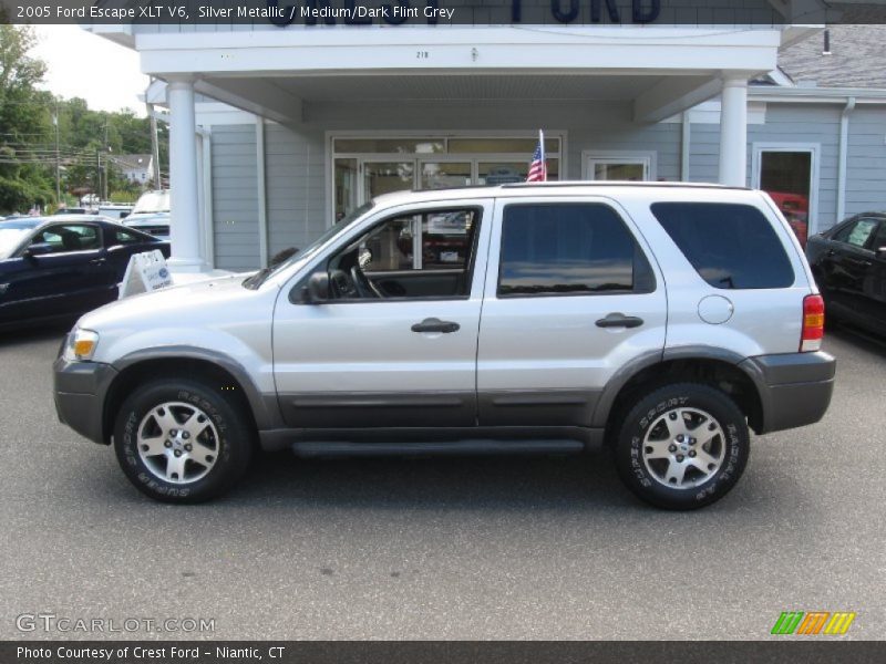 Silver Metallic / Medium/Dark Flint Grey 2005 Ford Escape XLT V6