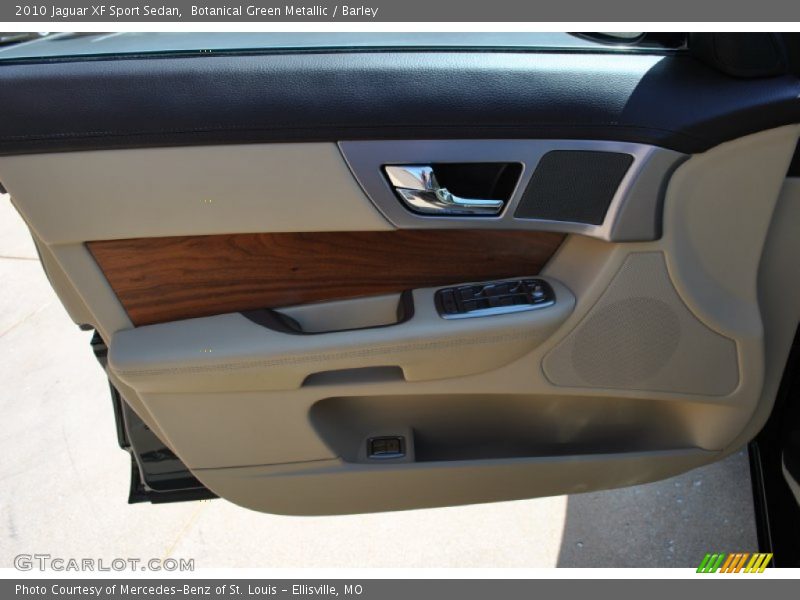 Botanical Green Metallic / Barley 2010 Jaguar XF Sport Sedan