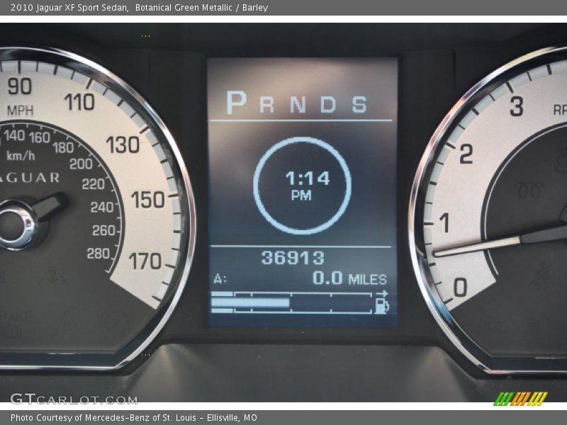 Botanical Green Metallic / Barley 2010 Jaguar XF Sport Sedan