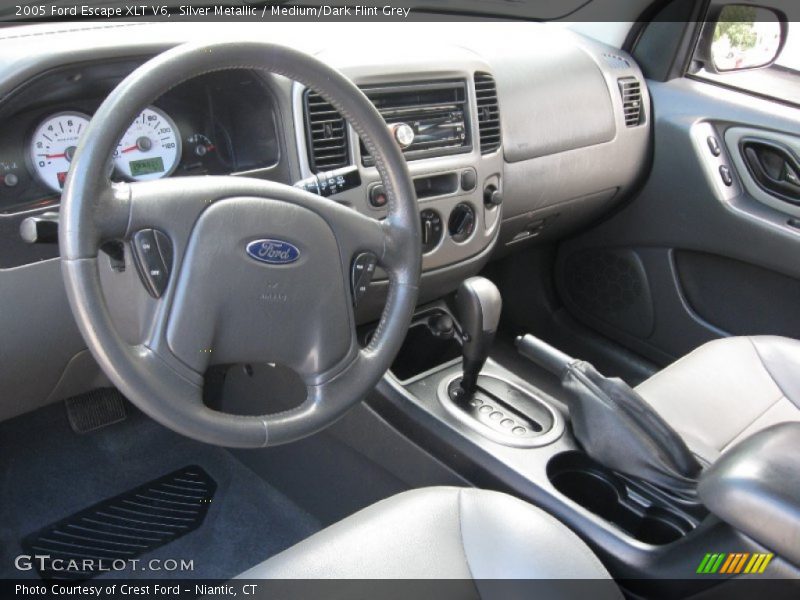 Silver Metallic / Medium/Dark Flint Grey 2005 Ford Escape XLT V6