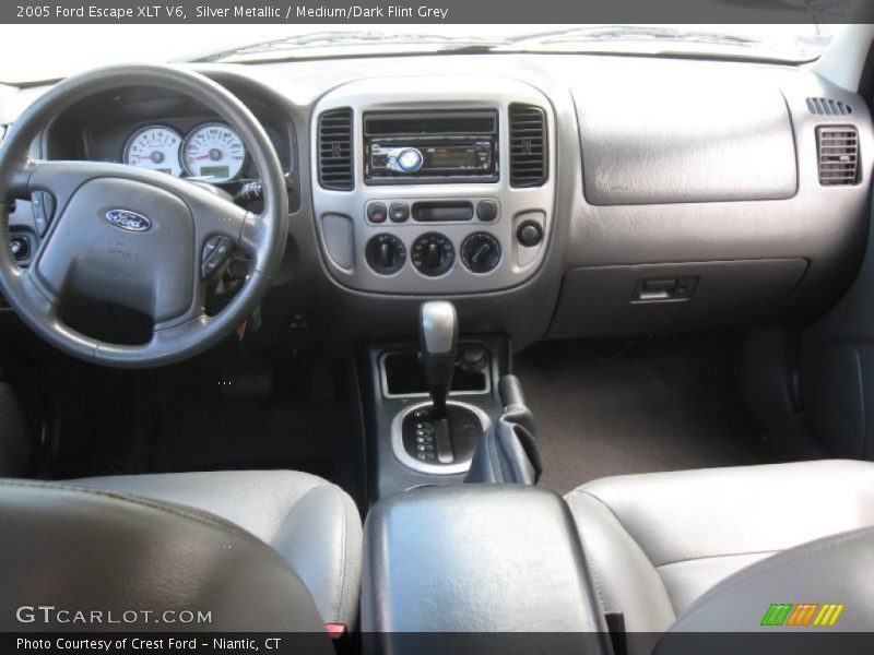 Silver Metallic / Medium/Dark Flint Grey 2005 Ford Escape XLT V6