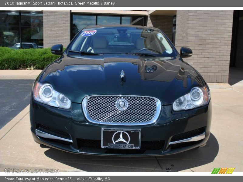 Botanical Green Metallic / Barley 2010 Jaguar XF Sport Sedan