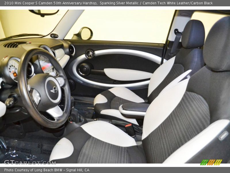 Sparkling Silver Metallic / Camden Tech White Leather/Carbon Black 2010 Mini Cooper S Camden 50th Anniversary Hardtop