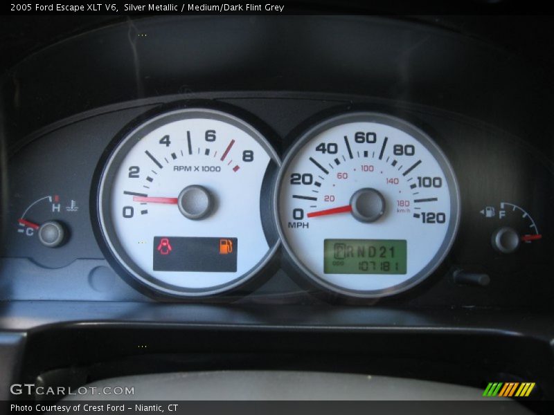 Silver Metallic / Medium/Dark Flint Grey 2005 Ford Escape XLT V6