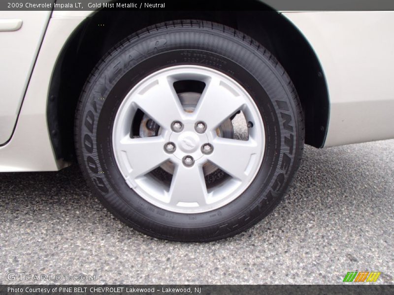Gold Mist Metallic / Neutral 2009 Chevrolet Impala LT