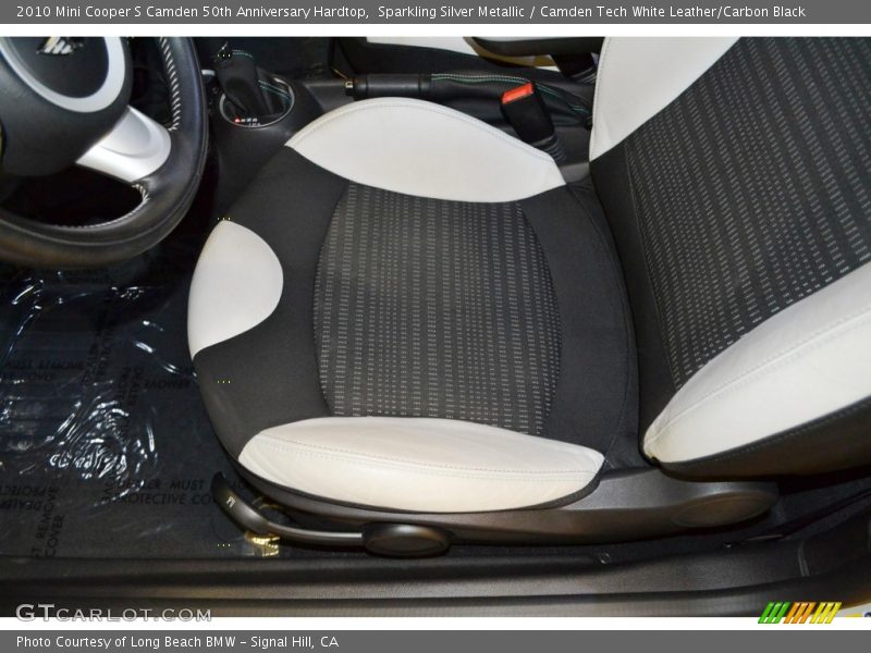 Sparkling Silver Metallic / Camden Tech White Leather/Carbon Black 2010 Mini Cooper S Camden 50th Anniversary Hardtop