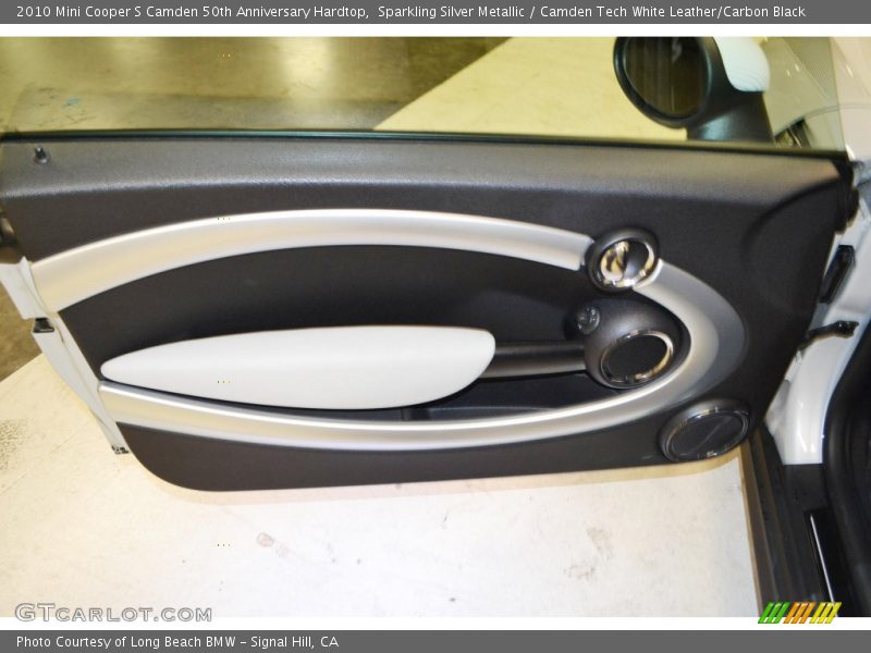 Sparkling Silver Metallic / Camden Tech White Leather/Carbon Black 2010 Mini Cooper S Camden 50th Anniversary Hardtop