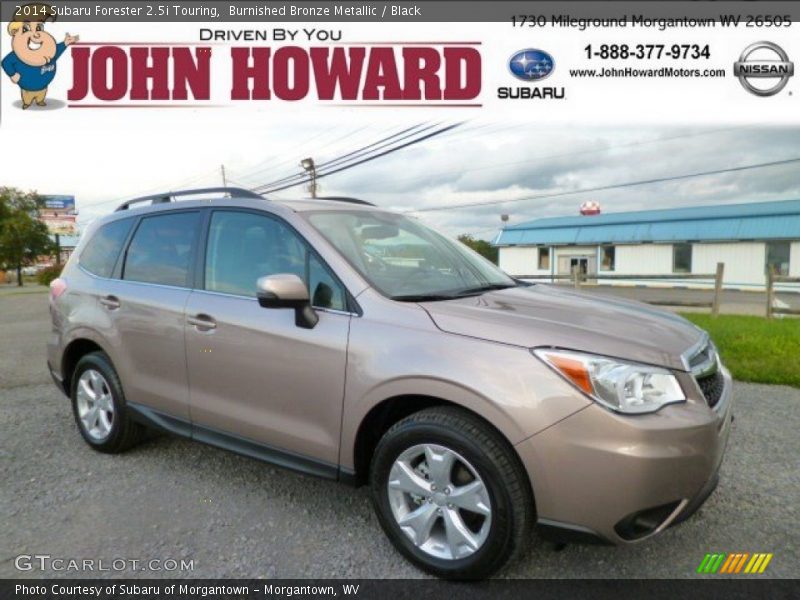 Burnished Bronze Metallic / Black 2014 Subaru Forester 2.5i Touring