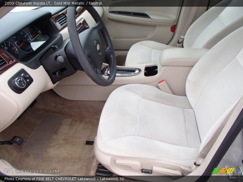 Gold Mist Metallic / Neutral 2009 Chevrolet Impala LT