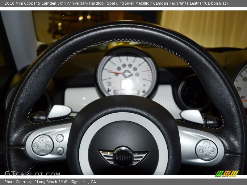 Sparkling Silver Metallic / Camden Tech White Leather/Carbon Black 2010 Mini Cooper S Camden 50th Anniversary Hardtop