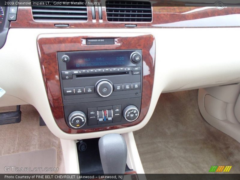 Gold Mist Metallic / Neutral 2009 Chevrolet Impala LT