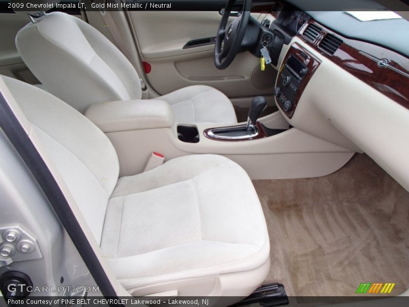 Gold Mist Metallic / Neutral 2009 Chevrolet Impala LT