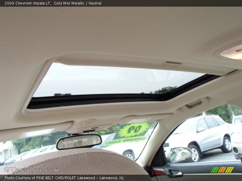 Gold Mist Metallic / Neutral 2009 Chevrolet Impala LT