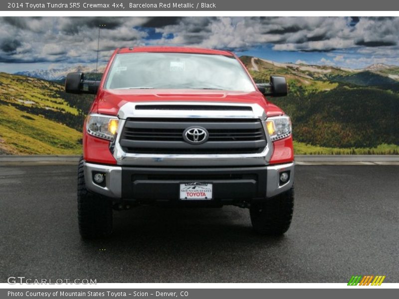 Barcelona Red Metallic / Black 2014 Toyota Tundra SR5 Crewmax 4x4