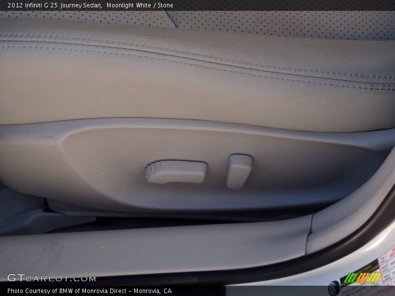 Moonlight White / Stone 2012 Infiniti G 25 Journey Sedan