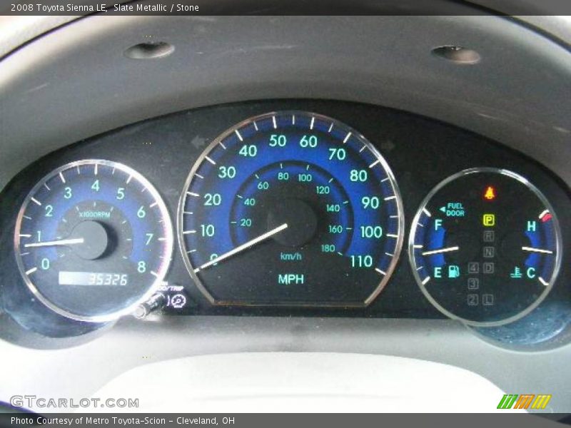 Slate Metallic / Stone 2008 Toyota Sienna LE