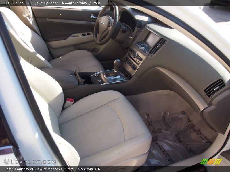 Moonlight White / Stone 2012 Infiniti G 25 Journey Sedan