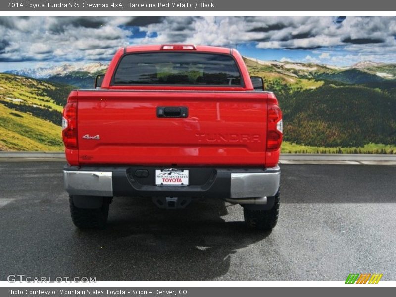 Barcelona Red Metallic / Black 2014 Toyota Tundra SR5 Crewmax 4x4