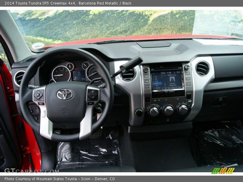 Barcelona Red Metallic / Black 2014 Toyota Tundra SR5 Crewmax 4x4