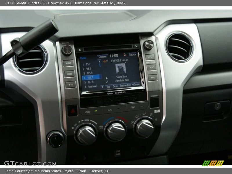 Barcelona Red Metallic / Black 2014 Toyota Tundra SR5 Crewmax 4x4