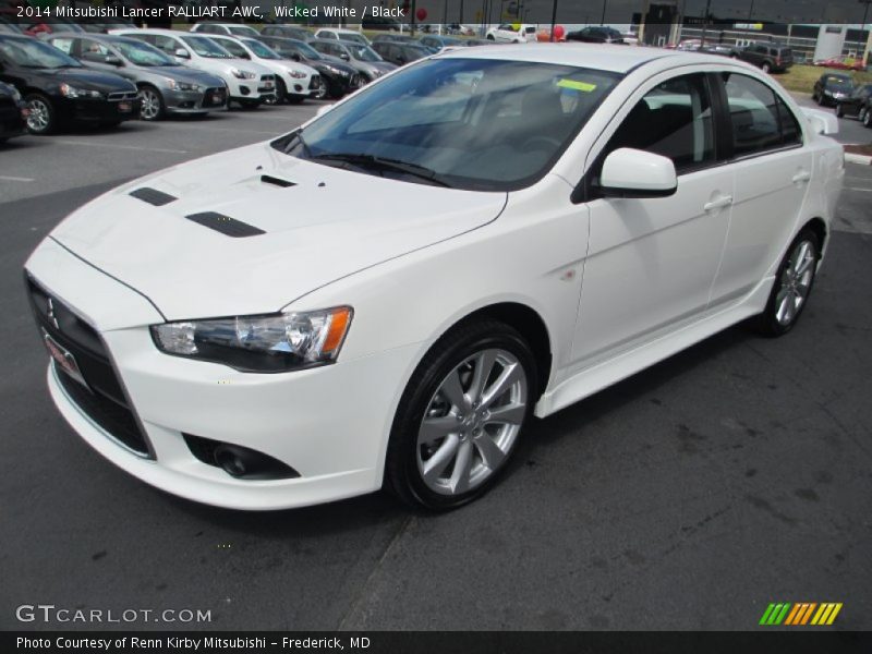 Front 3/4 View of 2014 Lancer RALLIART AWC
