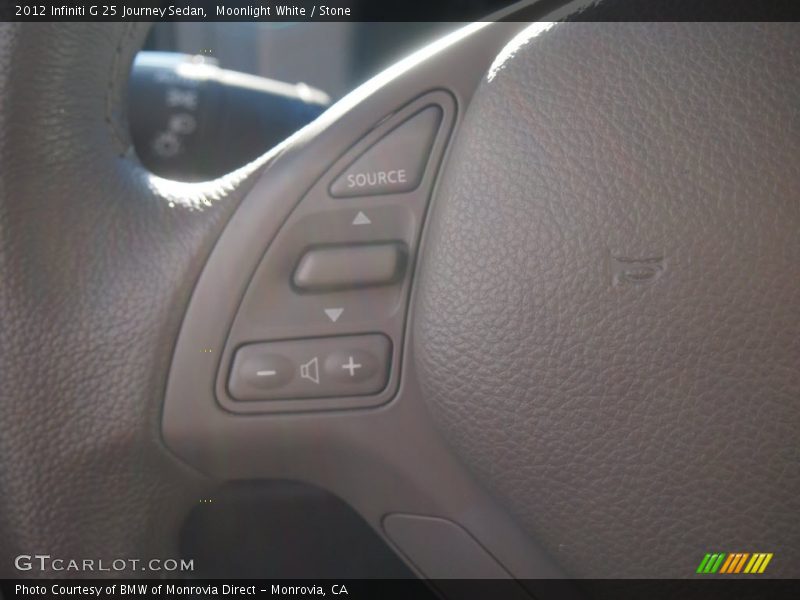 Moonlight White / Stone 2012 Infiniti G 25 Journey Sedan