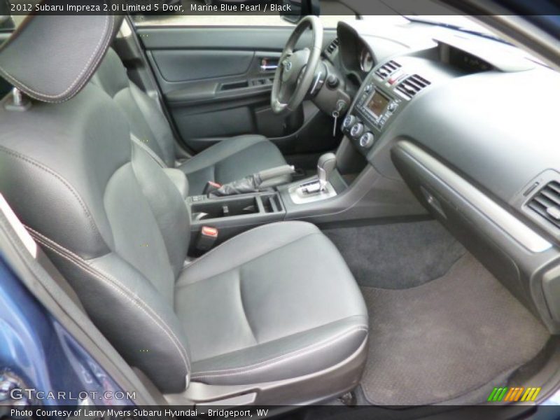 Marine Blue Pearl / Black 2012 Subaru Impreza 2.0i Limited 5 Door