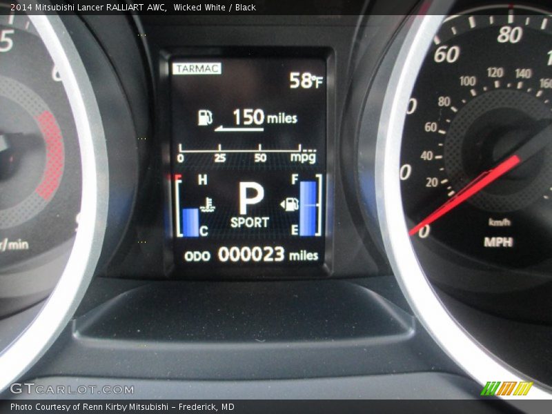 Wicked White / Black 2014 Mitsubishi Lancer RALLIART AWC